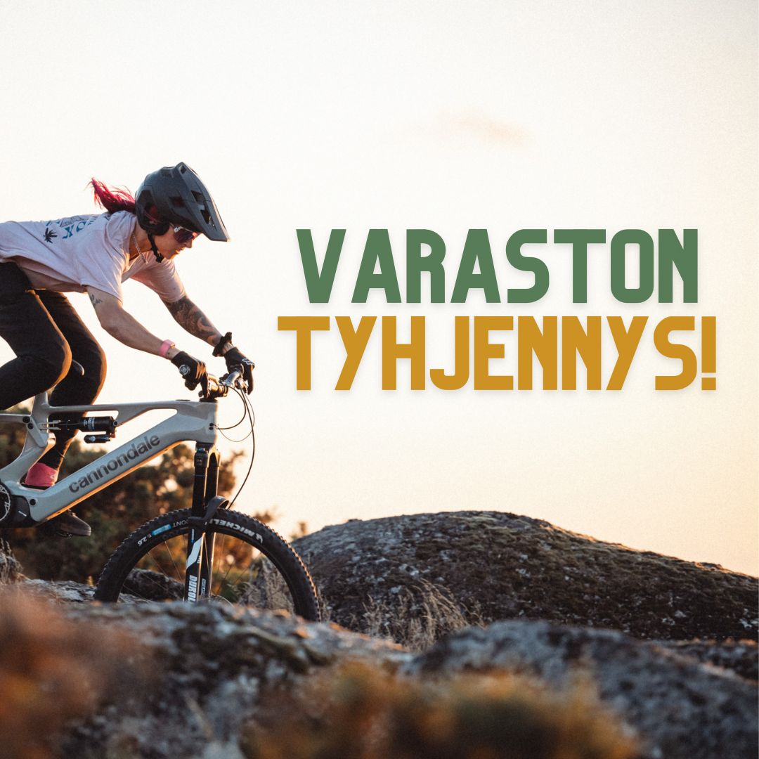 Pyörien varastontyhjennys - Polku Cycle Store