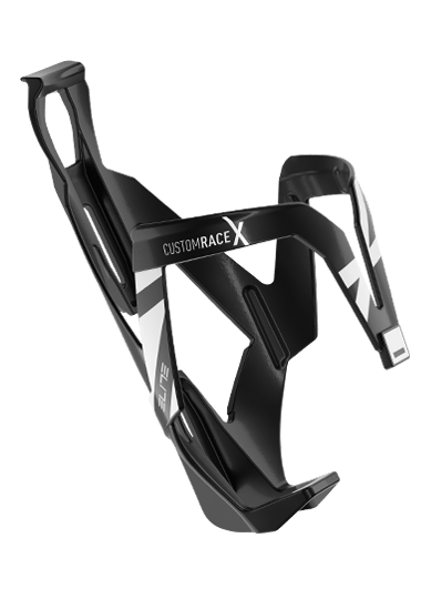 Elite Custom RaceX juomapulloteline, Black Glossy White Graphic, , - Polku Cycle Store