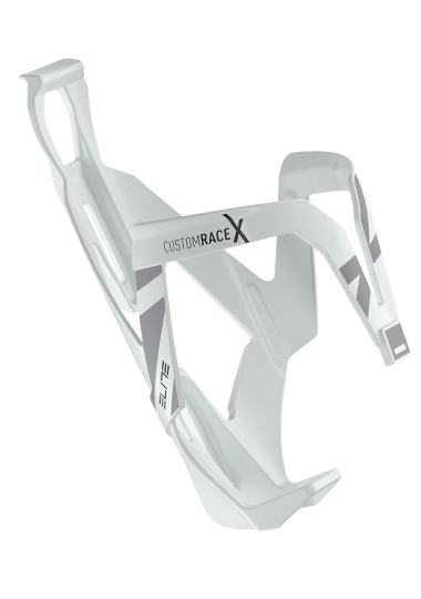 Elite Custom RaceX juomapulloteline, White Glossy Grey Graphic, , - Polku Cycle Store