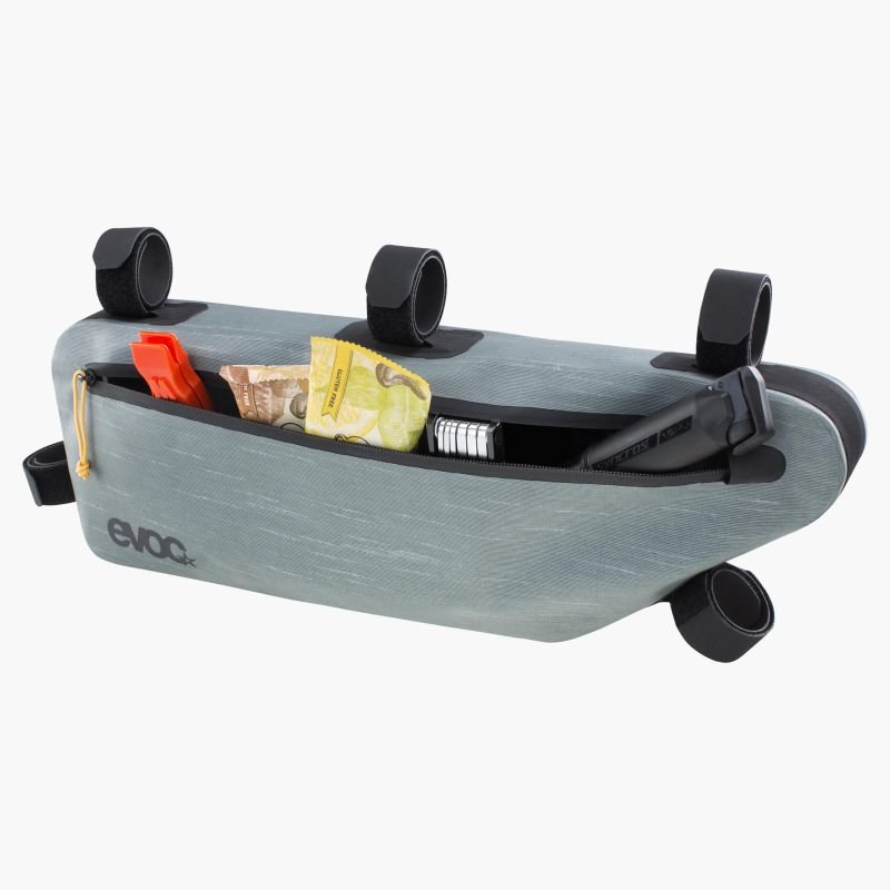 Evoc Frame Pack WP, M, Steel, - Polku Cycle Store