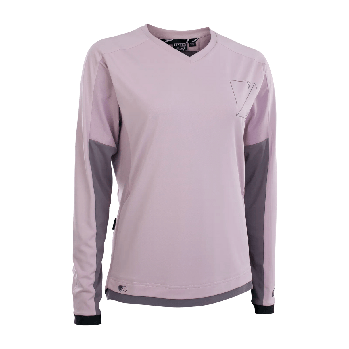 ION Bike Jersey Traze Amp LS AFT W, L/40, , - Polku Cycle Store