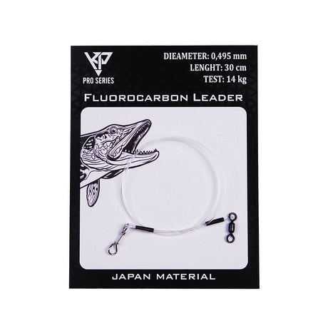 K.P Fluorocarbon peruke 0,495mm/14kg 30cm 1kpl (FastSnap - 0), , , - Polku Cycle Store