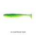 Daiwa Tournament D'Fin 3 tuumaa 10kpl, UV Chartreuse Tiger, , - Polku Cycle Store