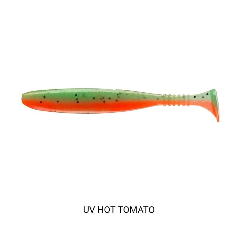 Daiwa Tournament D'Fin 3 tuumaa 10kpl, UV Hot Tomato, , - Polku Cycle Store