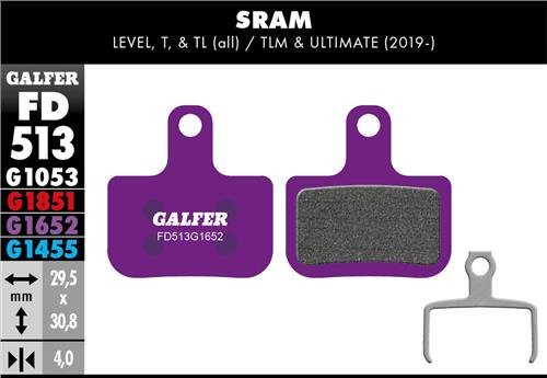 Galfer E - Bikes Sram G1652 jarrupalat, , , - Polku Cycle Store