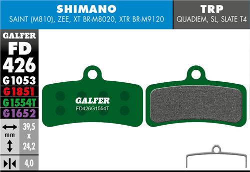 Galfer PRO G1554T jarrupalat, , , - Polku Cycle Store