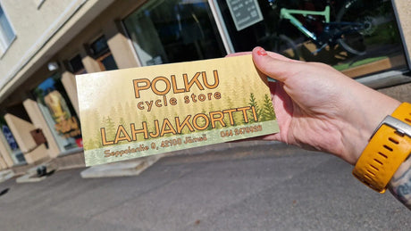 Lahjakortti, €10,00, , - Polku Cycle Store