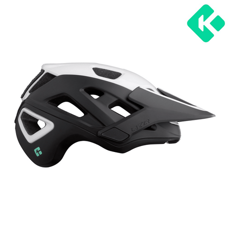 Lazer Jackal Kineticore, Matte White Black, S, - Polku Cycle Store