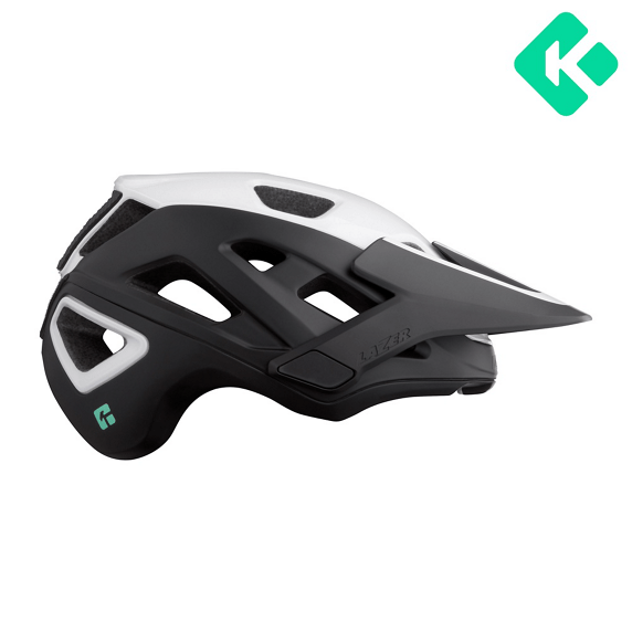 Lazer Jackal Kineticore, Matte White Black, S, - Polku Cycle Store