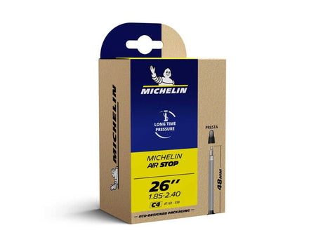 Michelin Airstop tube 26 x 1,85 - 2,40 (47 - 61x559) Presta 48 mm, 26", , - Polku Cycle Store