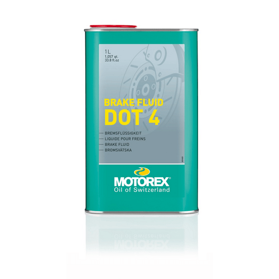 Motorex DOT 4 Hydraulic Brake Fluid, 1L, , - Polku Cycle Store