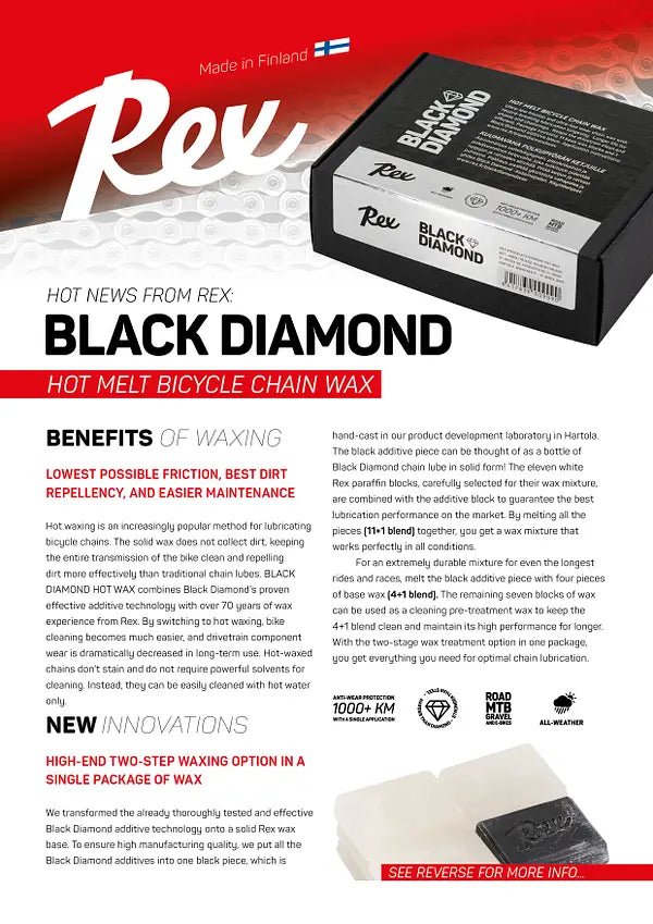 Rex Diamond Hot Wax, , , - Polku Cycle Store