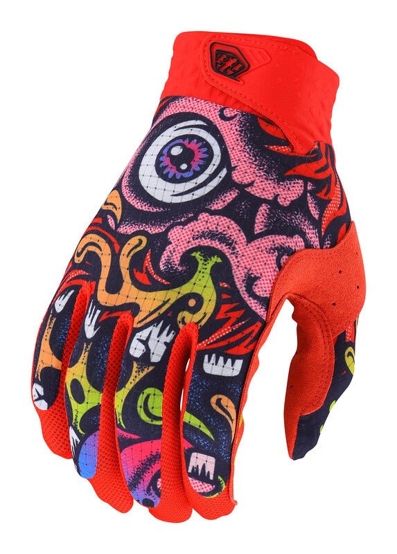 TLD Air Bigfoot Glove, Red/Navy, M, - Polku Cycle Store